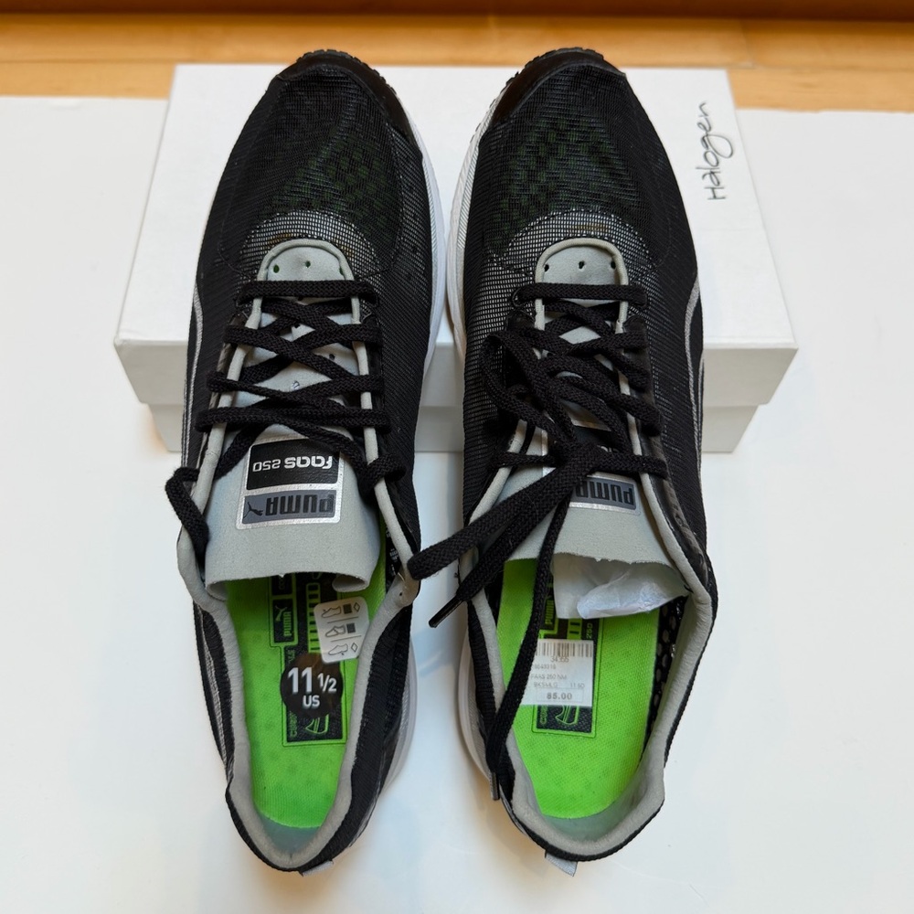 Puma NWT Black and Grey Mesh FAAS 250 with EverTrack trail soles Athletic Shoes